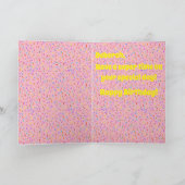 Carte d'anniversaire de la grenouille joyeuse (Intérieur)