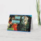 Carte d'anniversaire de la guitare - Customisée (Devant)