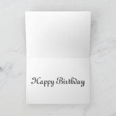 Carte d'anniversaire de la libellule (Intérieur)