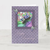 Carte d'anniversaire de la libellule (Devant)