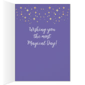 Carte d'anniversaire de la lune (Intérieur (Droit))