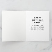 Carte d'anniversaire de la marmotte (Intérieur)