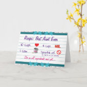 Carte d'anniversaire de la meilleure tante personn (Fleur jaune)