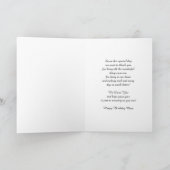 Carte d'anniversaire de la mère de Navy Blue Pink  (Intérieur)