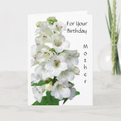 Carte d'anniversaire de la mère pliée (Devant)