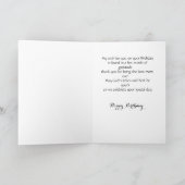 Carte d'anniversaire de la mère pliée (Intérieur)