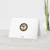 Carte d'anniversaire de la nièce militaire (Dos)