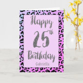 Carte d'anniversaire de la Parties scintillant d'a (Fleur jaune)