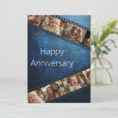 Carte d'anniversaire de la photo de la bande de fi (Debout devant)