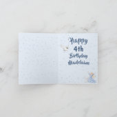 Carte d'anniversaire de la Princesse de Noël Hiver (Intérieur)