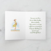 CARTE D'ANNIVERSAIRE DE LA ROBE DE PLAGE (Intérieur)