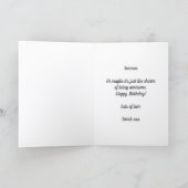 Carte d'anniversaire de la Saint Patrick de Leprec (Intérieur)