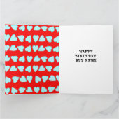 Carte d'anniversaire de la Saint-Valentin (Intérieur)