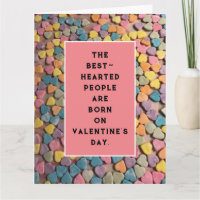 Carte d'anniversaire de la Saint-Valentin