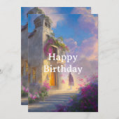 Carte d'anniversaire de la Sérénité espagnole (Devant / Derrière)