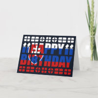 Carte d'anniversaire de la Slovaquie
