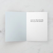 Carte d'anniversaire de la souris amusante (Intérieur)