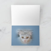 Carte d'anniversaire de la tante avec chat (Intérieur)