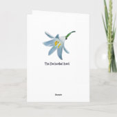 Carte d'anniversaire de la tante Tante Florale (Dos)