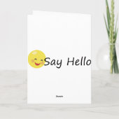 Carte d'anniversaire de la tortue (Dos)