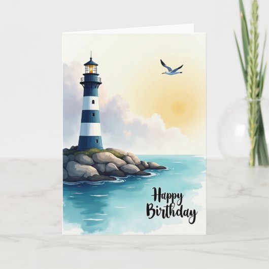 Carte d'anniversaire de la Tour Côtière (Devant)
