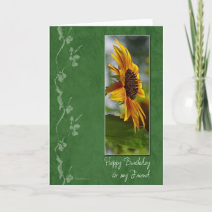Carte d'anniversaire de la tournesol Friends