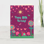 Carte d'anniversaire de l'Âge personnalisable mign (Devant)