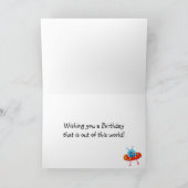 Carte d'anniversaire de l'Alien (Intérieur)