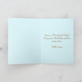 Carte d'anniversaire de lama (Intérieur)