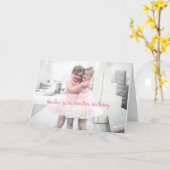 Carte d'anniversaire de l'ami (Fleur jaune)