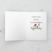 Carte d'anniversaire de l'amitié soeur (Intérieur)