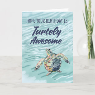 Carte d'anniversaire de l'amoureux de la plage Sea