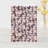 Carte d'anniversaire de l'Amoureux des chiens (Fleur jaune)