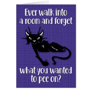 Carte d'anniversaire de l'Amusant Chat-Lover-the-H