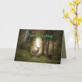 CARTE D'ANNIVERSAIRE DE L'APPEL NATURE (Fleur jaune)
