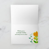 Carte d'anniversaire de l'arbre de vie (Intérieur)