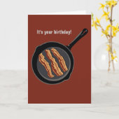 Carte d'anniversaire de lard (Fleur jaune)