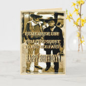 Carte d'anniversaire de Larry (Fleur jaune)