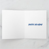 Carte d'anniversaire de l'art séquentiel | Bondi B (Intérieur)