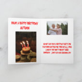 Carte d'anniversaire de l'automne (Intérieur)