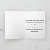 Carte d'anniversaire de l'aventure future du petit (Intérieur)