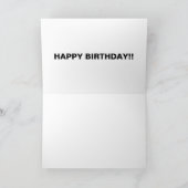 Carte d'anniversaire de l'avion (Intérieur)