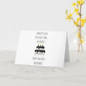 Carte d'anniversaire de l'avocat (Fleur jaune)