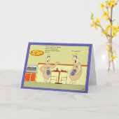 Carte d'anniversaire de l'électron Neutron Proton (Fleur jaune)