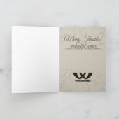 Carte d'anniversaire de l'employé de Faux (Intérieur)