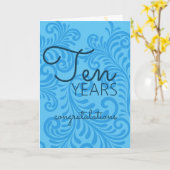 Carte d'anniversaire de l'employé UNIVERSEL couleu (Fleur jaune)