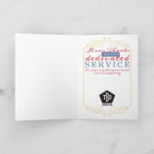 Carte d'anniversaire de l'employé universelle pour (Intérieur)