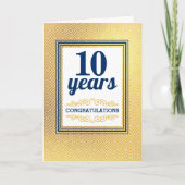 Carte d'anniversaire de l'employé universelle pour (Devant)