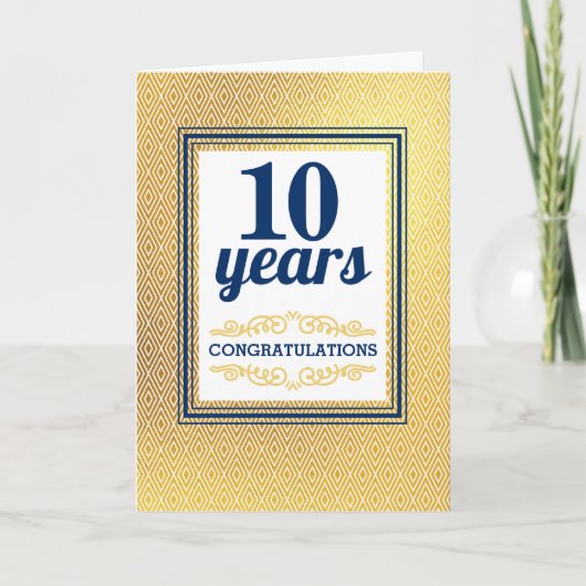 Carte d'anniversaire de l'employé universelle pour (Devant)