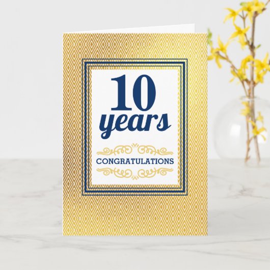 Carte d'anniversaire de l'employé universelle pour (Fleur jaune)